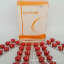 Comprimés certifiés GMP Complexe Vitamine B